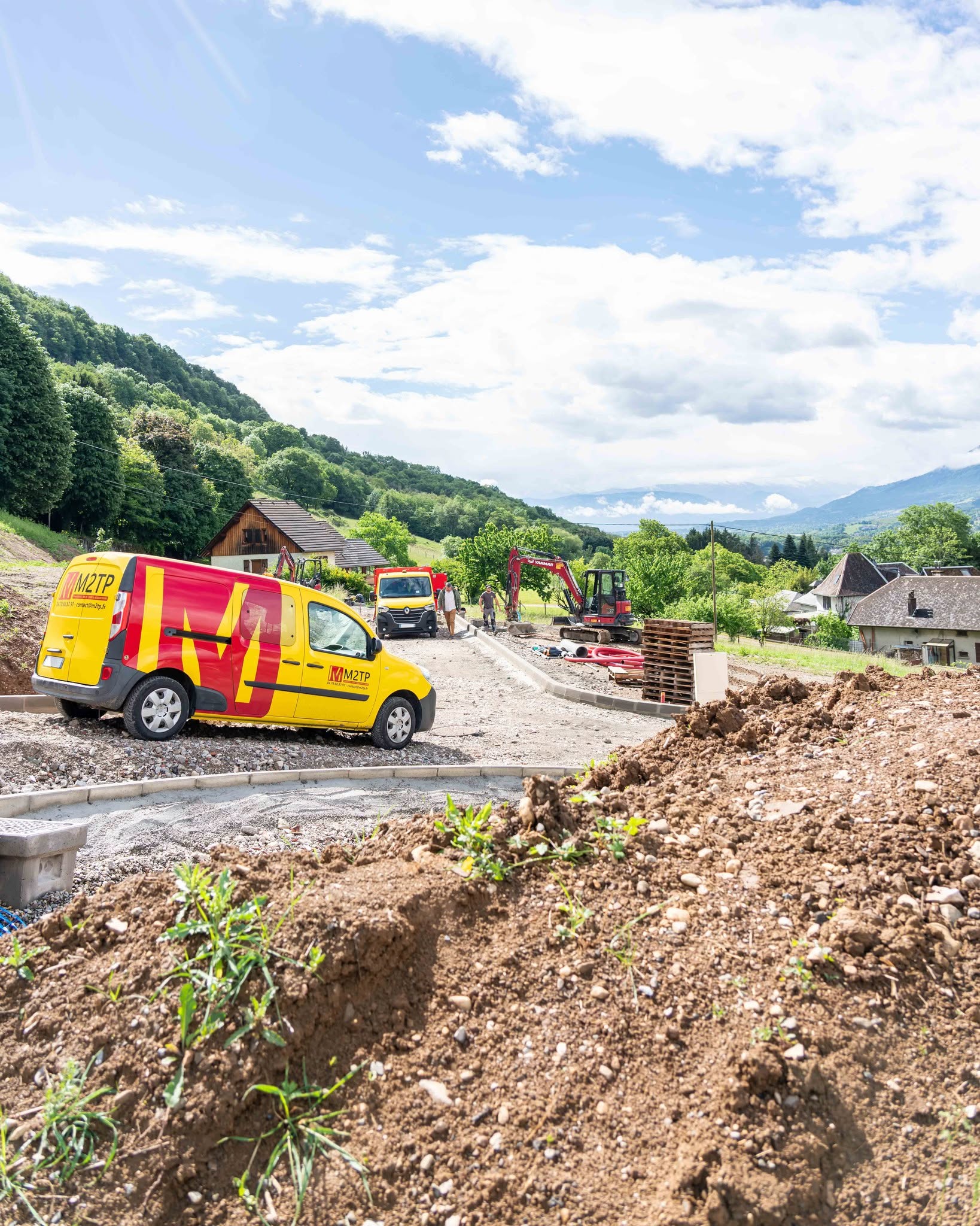 Chantier terrassement M2tp