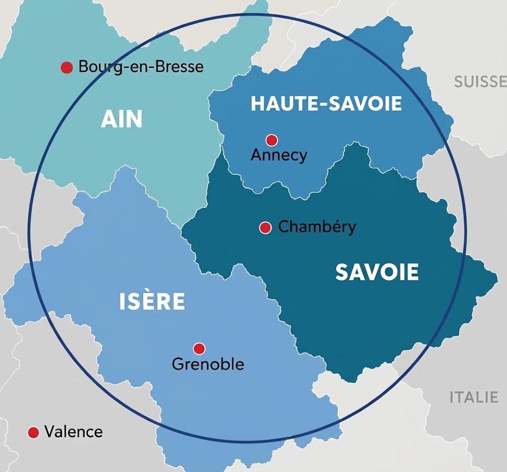 Carte chalandise M2TP VRD